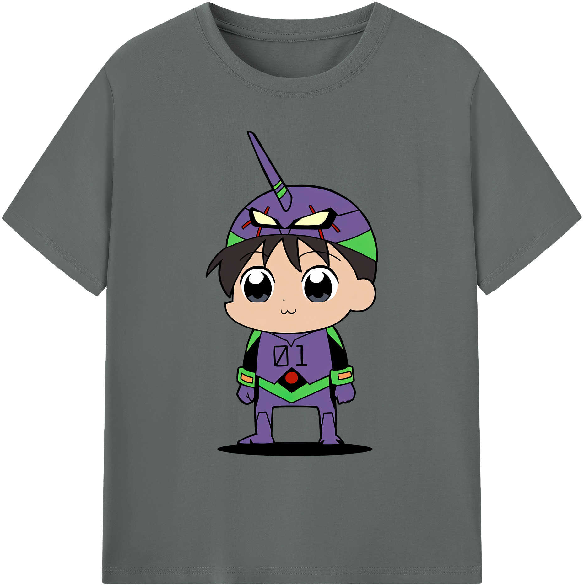 （画像用） EVA 新世紀エヴァンゲリオン 綿100％ メンズ半袖Tシャツ｜肌触りやわらか＆通気性